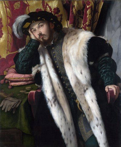 Ritratto di un giovane uomo, c.1542 da Alessandro Bonvicino Moretto